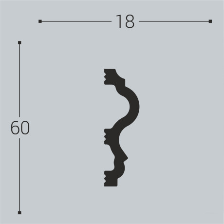 Молдинг М6 60-18