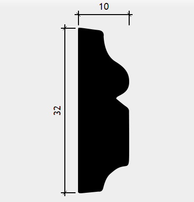 Молдинг 1.51.323 гибкий