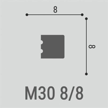 Молдинг М30 8-8