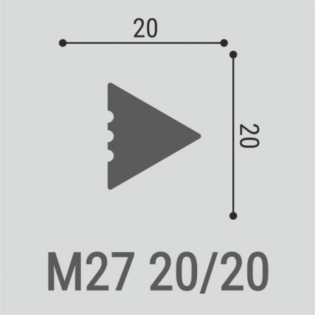 Молдинг М27 20-20