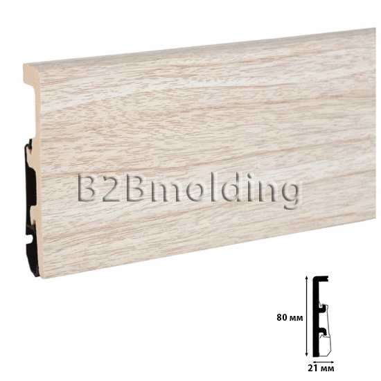 Плинтус INTEGRA 06 Ясень Аляска