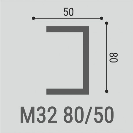 Молдинг М32 80-50