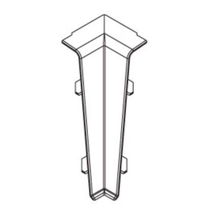 Плинтус 85мм черный 007 Идеал «Деконика»