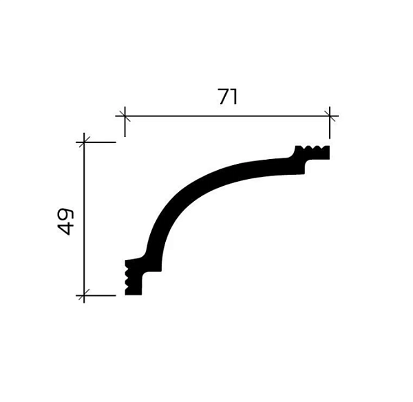 Карниз 6.50.160