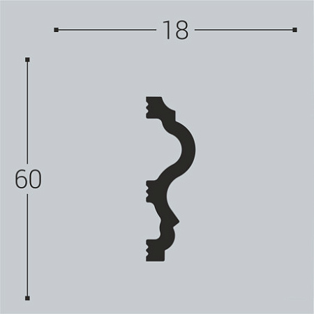 Молдинг М6 60-18