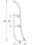 Плинтус 85мм палисандр серый-282 «Элит-Макси»