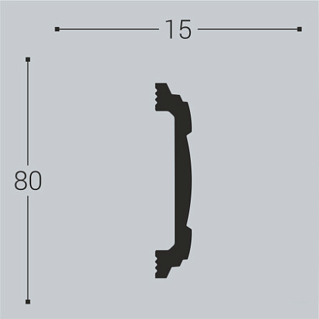 Молдинг М8 80-15