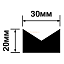 Молдинг HIWOOD TRV30