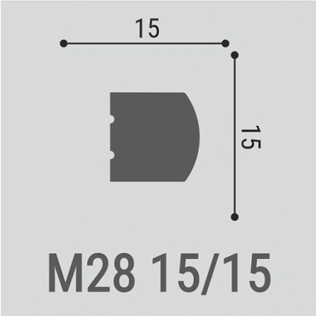 Молдинг М28 15-15