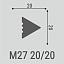 Молдинг М27 20-20
