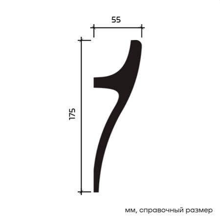 Молдинг 1.51.711 гибкий
