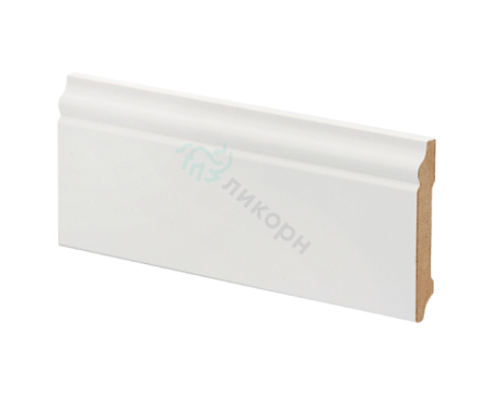 Плинтус МДФ белый К-17 Ликорн 70х12 мм