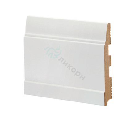 Плинтус МДФ белый К-13 Ликорн 150х22 мм