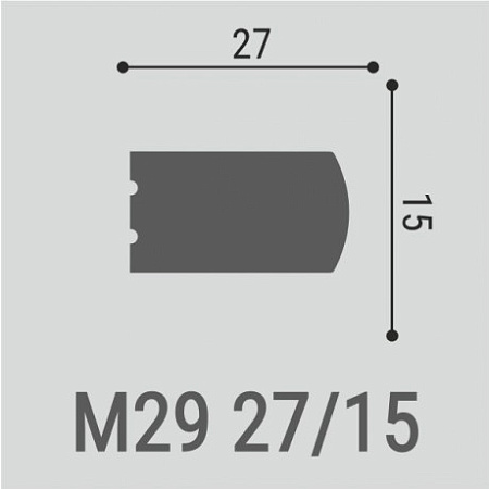 Молдинг М29 27-15
