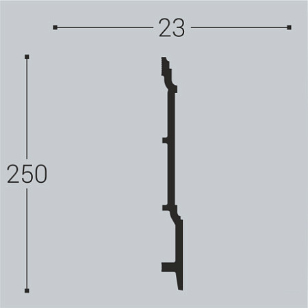 Плинтус напольный П17 250-23