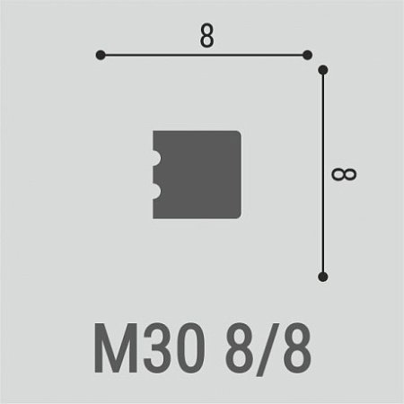 Молдинг М30 8-8