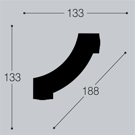 Угол декоративный М12У1