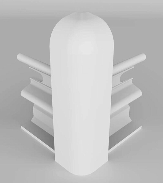 Плинтус Comfort Classic 80 Лофт серый 437